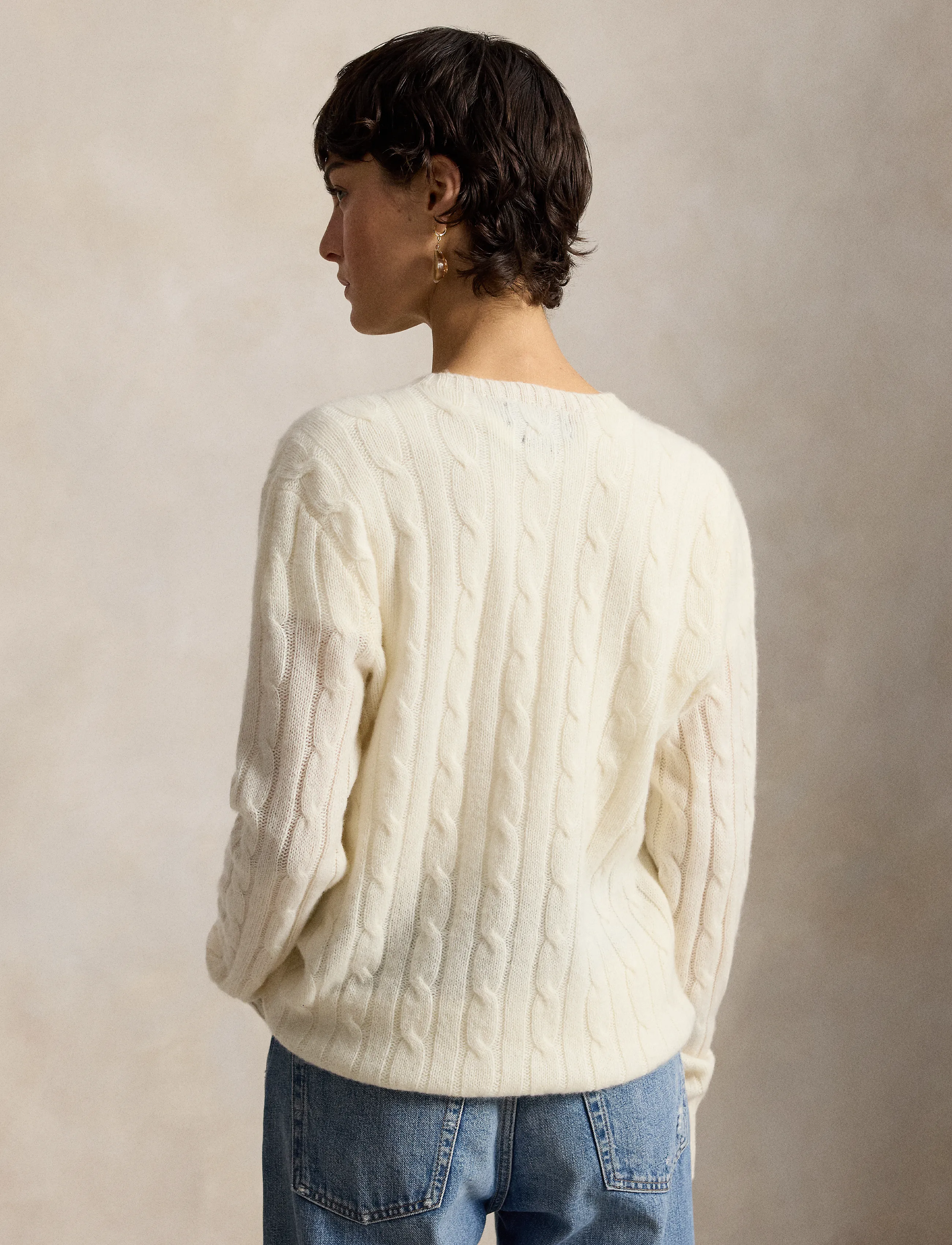 Polo Ralph Lauren The Iconic Cable-Knit Cashmere Sweater stickade tröjor herr – bild 2