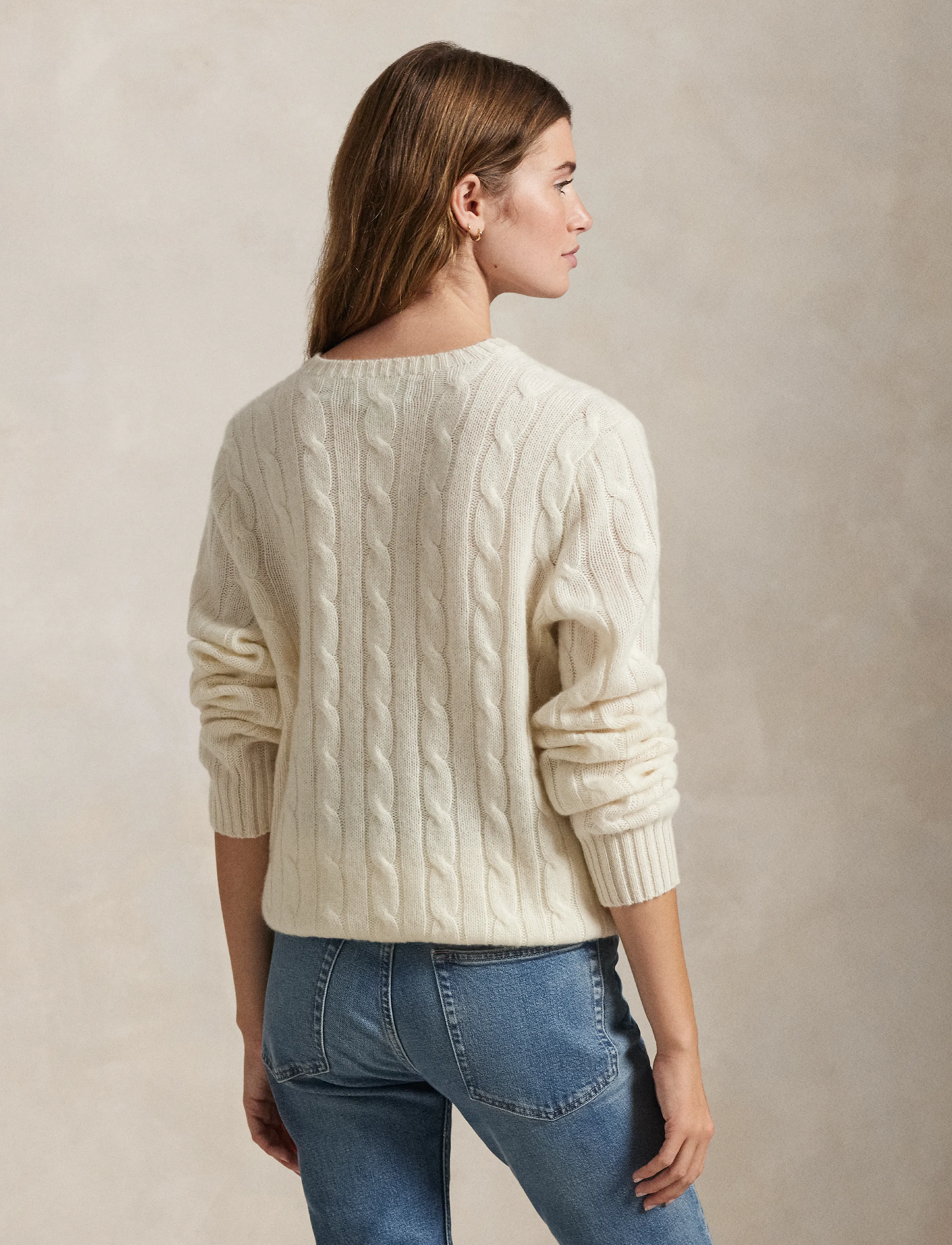 Polo Ralph Lauren The Iconic Cable-Knit Cashmere Sweater stickade tröjor herr – bild 4