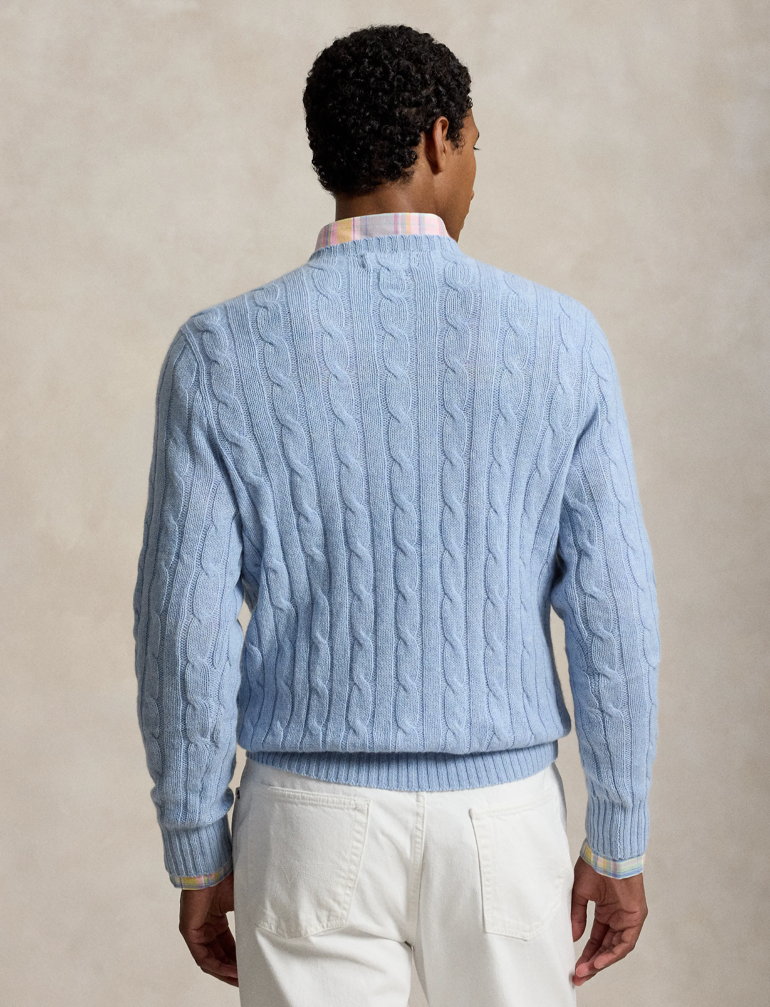 Polo Ralph Lauren - The Iconic Cable-Knit Cashmere Sweater - kasjmier - light adventurine - 2