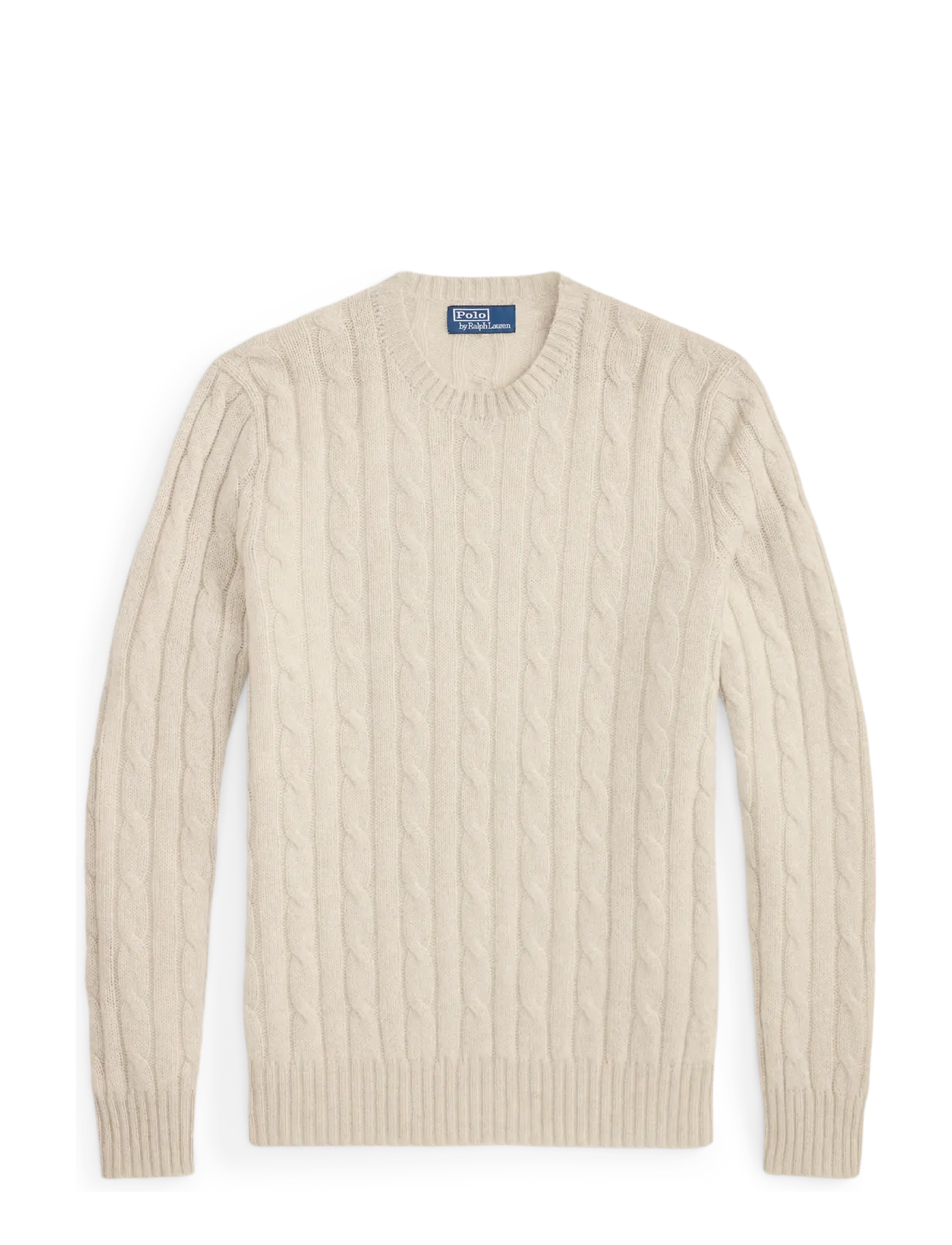 Polo Ralph Lauren The Iconic Cable-Knit Cashmere Sweater - Transitional Layering - LIGHT WALNUT BROW / beige