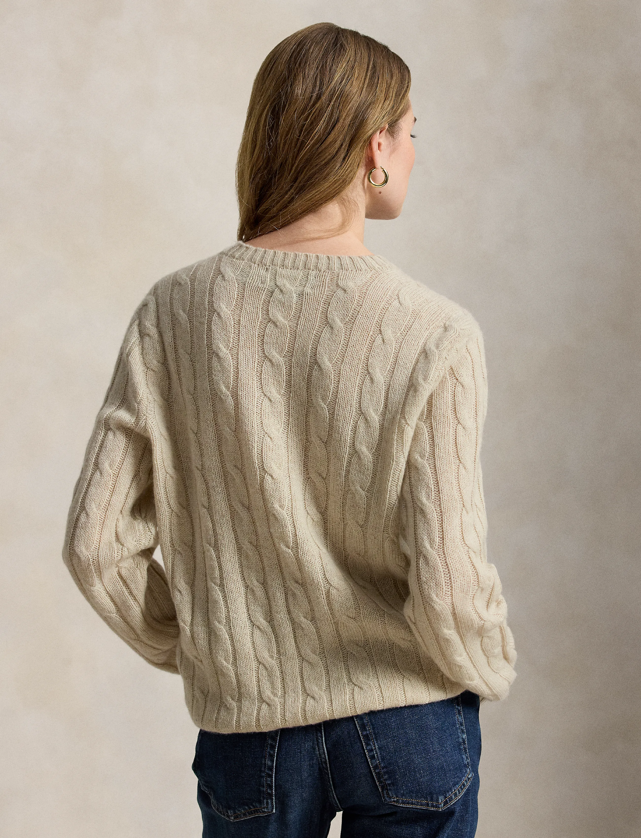Polo Ralph Lauren - 2/12 CASHMERE SFA-LSL-SWT - cashmere - light walnut brow - 5