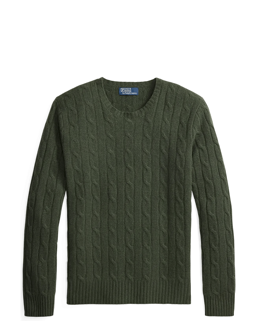 Polo Ralph Lauren - The Iconic Cable-Knit Cashmere Sweater - kashmir - lodgepole pine he - 1
