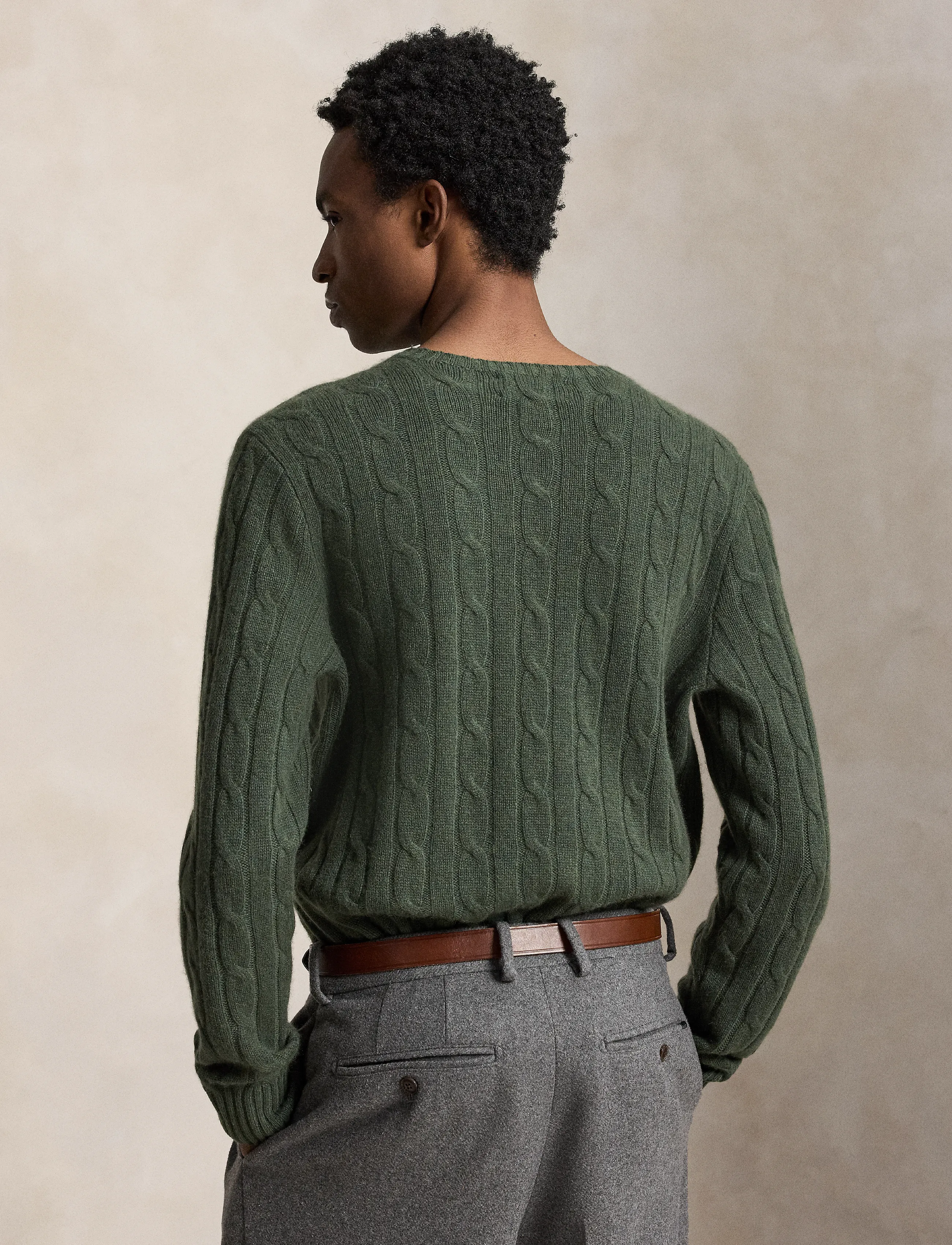 Polo Ralph Lauren - The Iconic Cable-Knit Cashmere Sweater - kashmir - lodgepole pine he - 2