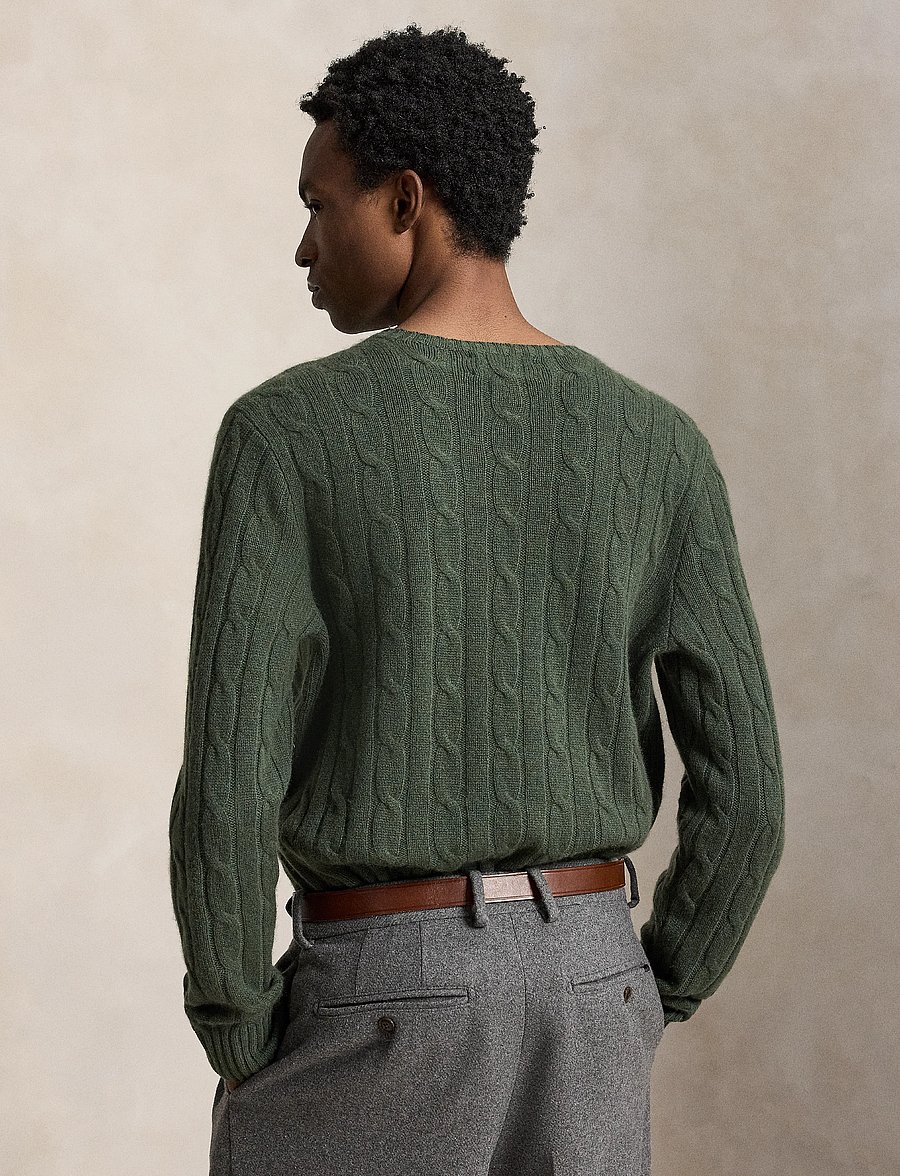 Polo Ralph Lauren - The Iconic Cable-Knit Cashmere Sweater - kashmir - lodgepole pine he - 2