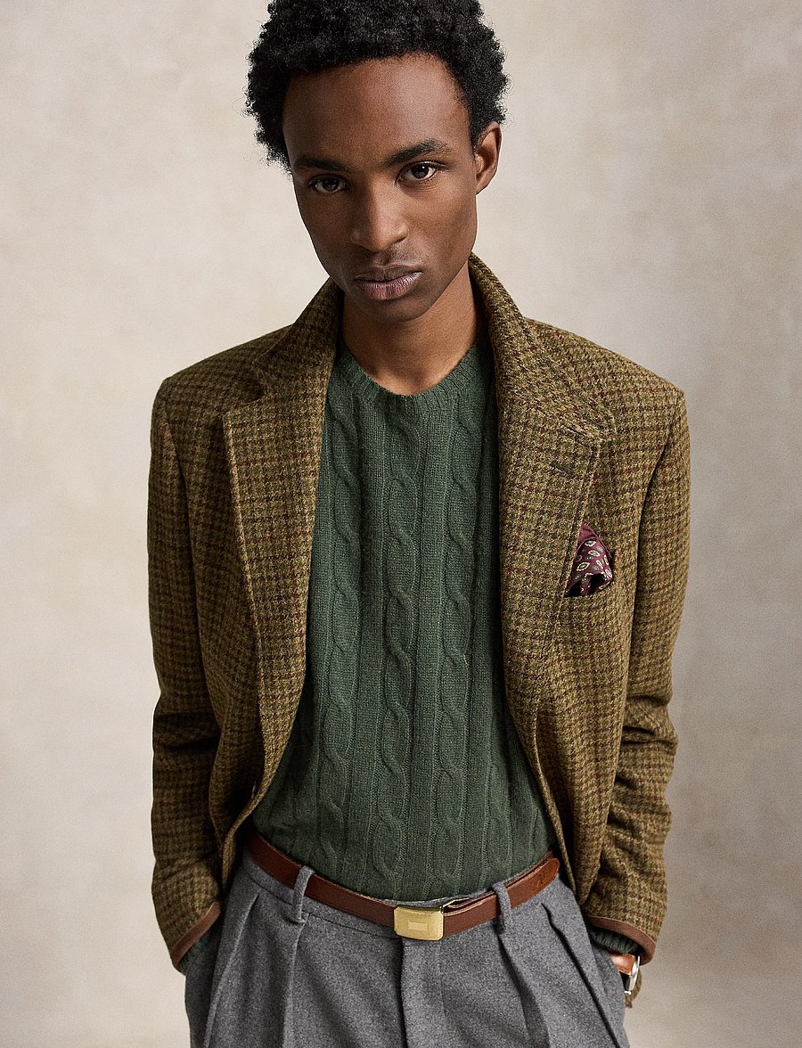 Polo Ralph Lauren - The Iconic Cable-Knit Cashmere Sweater - kashmir - lodgepole pine he - 4