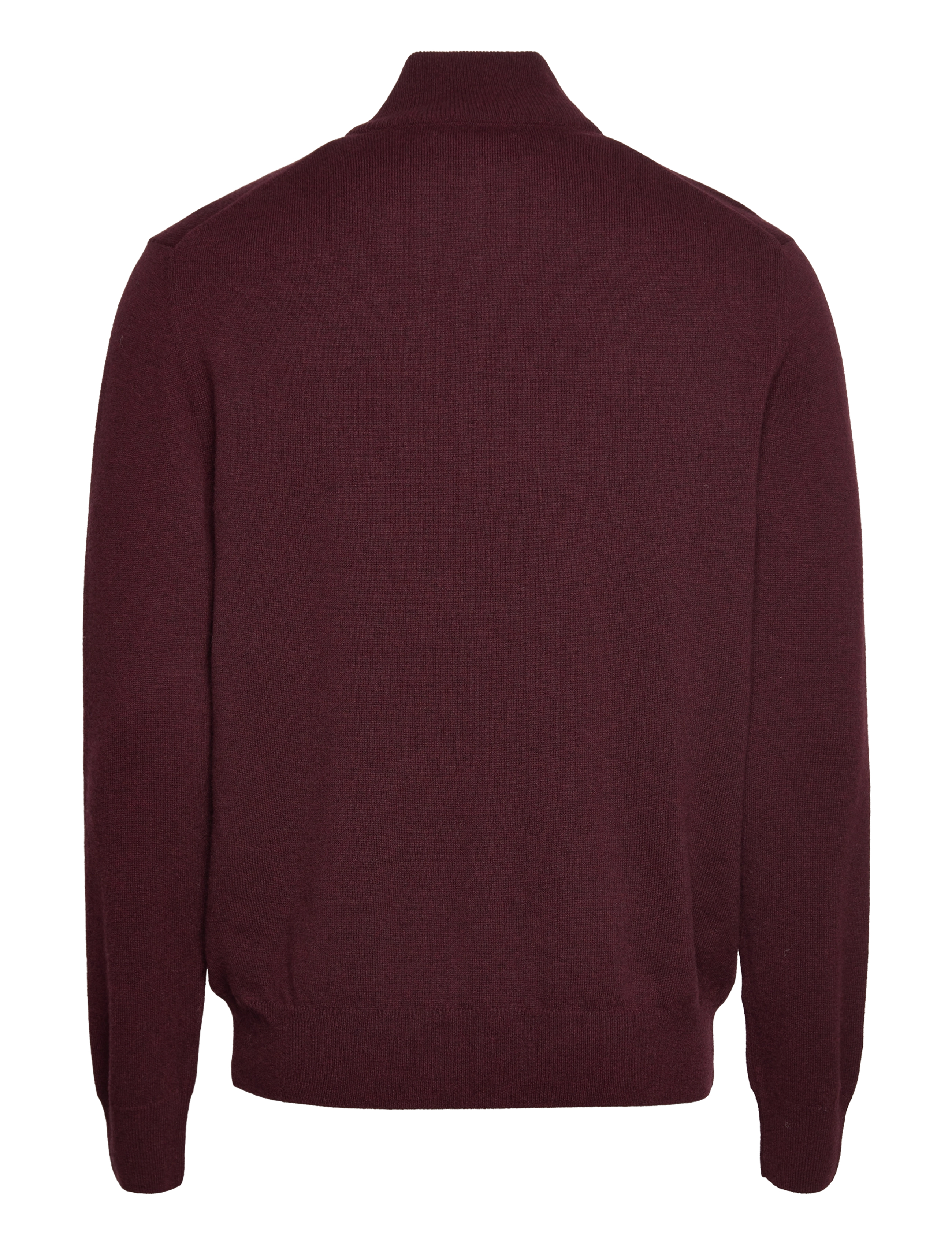 Polo Ralph Lauren - Wool Quarter-Zip Sweater - tõmblukk-kaelusega dressipluusid - aged wine heather - 3