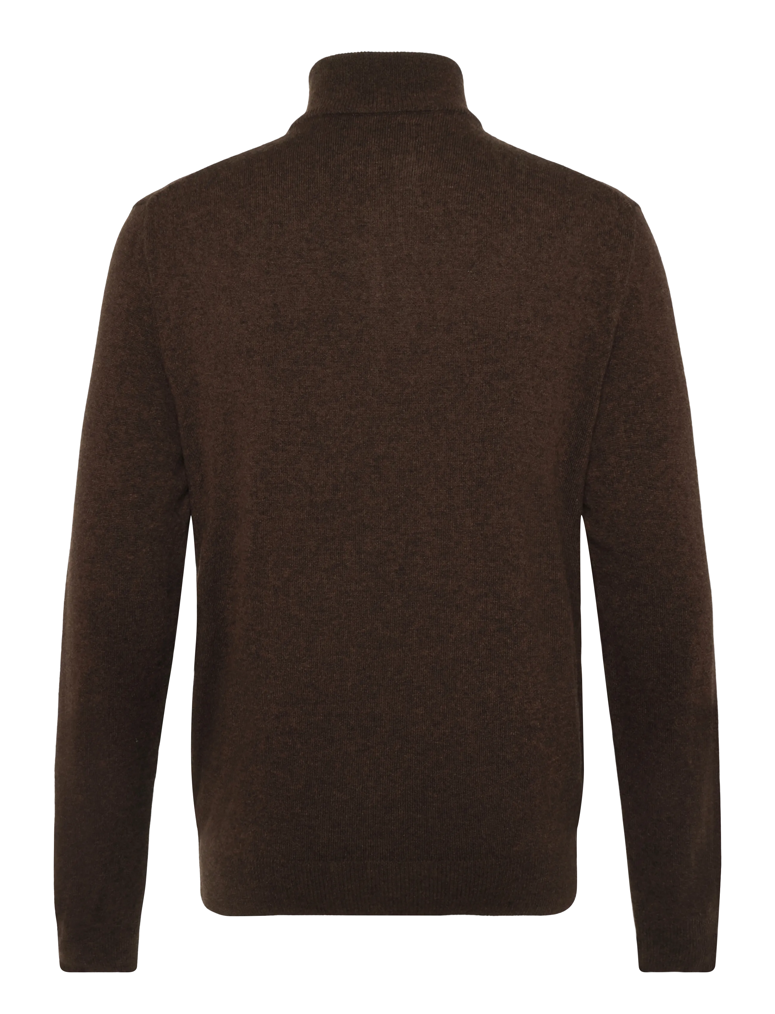 Polo Ralph Lauren - Wool Quarter-Zip Sweater - half zip-tröjor - cinnamon brown he - 2
