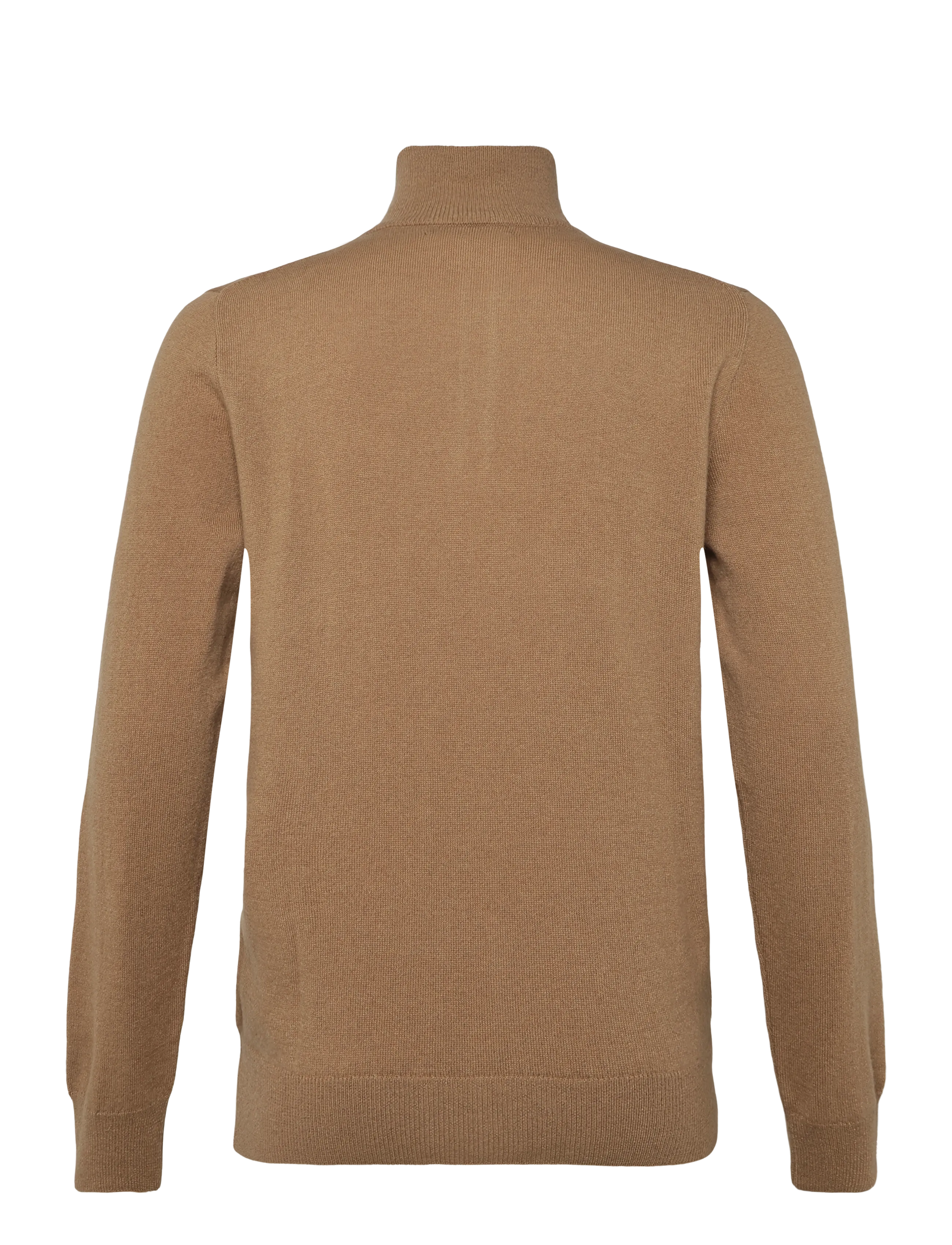Polo Ralph Lauren - Wool Quarter-Zip Sweater - half zip - crouton tan heath - 1