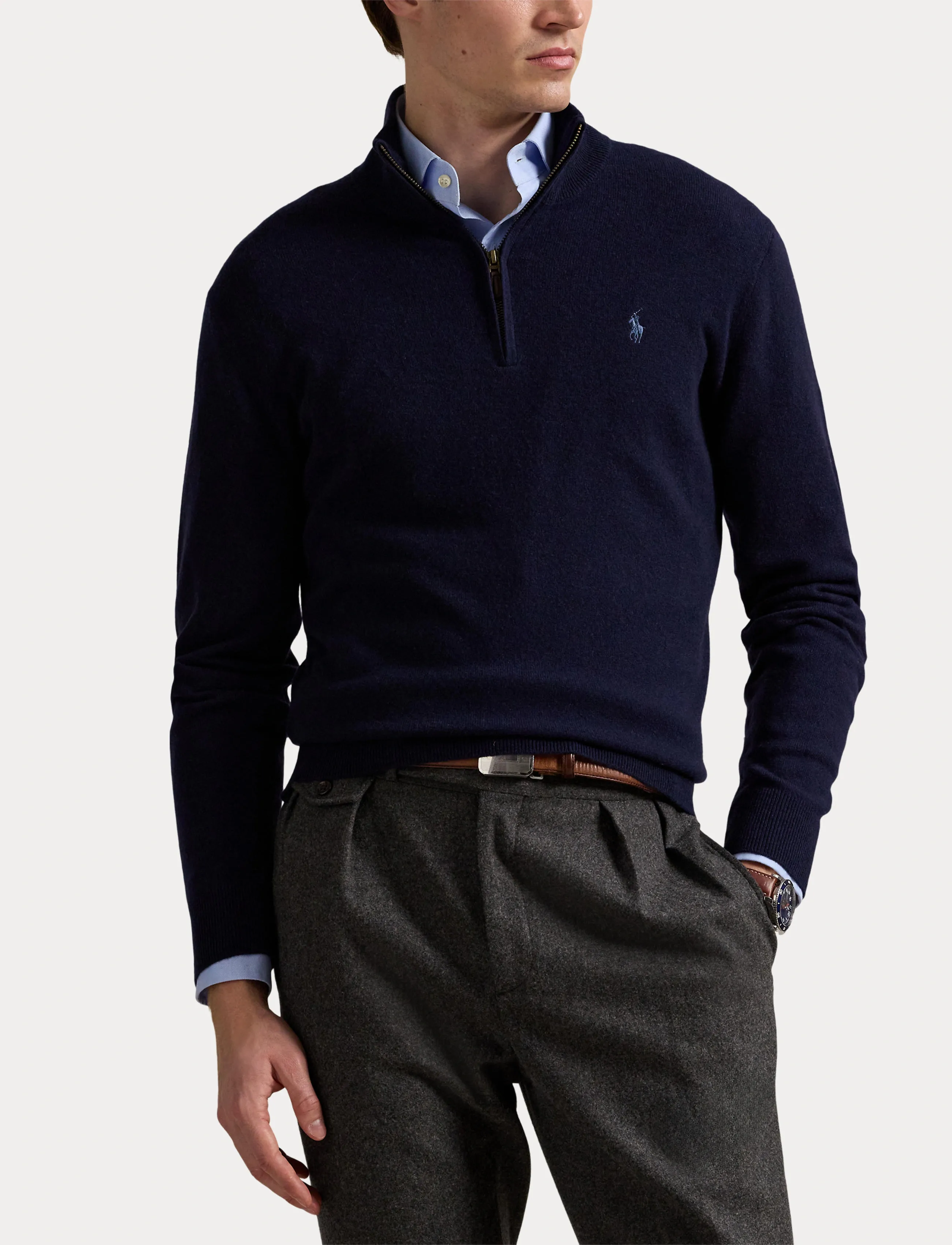 Polo Ralph Lauren Wool Quarter-zip Sweater (RAF710876756