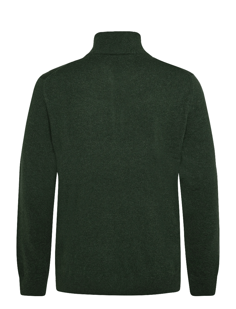 Polo Ralph Lauren - Wool Quarter-Zip Sweater - half zip jumpers - lodgepole pine he - 1