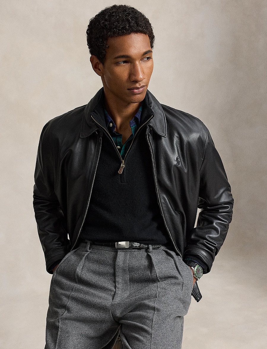 Polo Ralph Lauren - Wool Quarter-Zip Sweater - half zip - polo black - 4