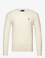 Cable-Knit Wool-Cashmere Sweater - ANDOVER CREAM