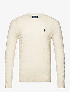 Cable-Knit Wool-Cashmere Sweater, Polo Ralph Lauren