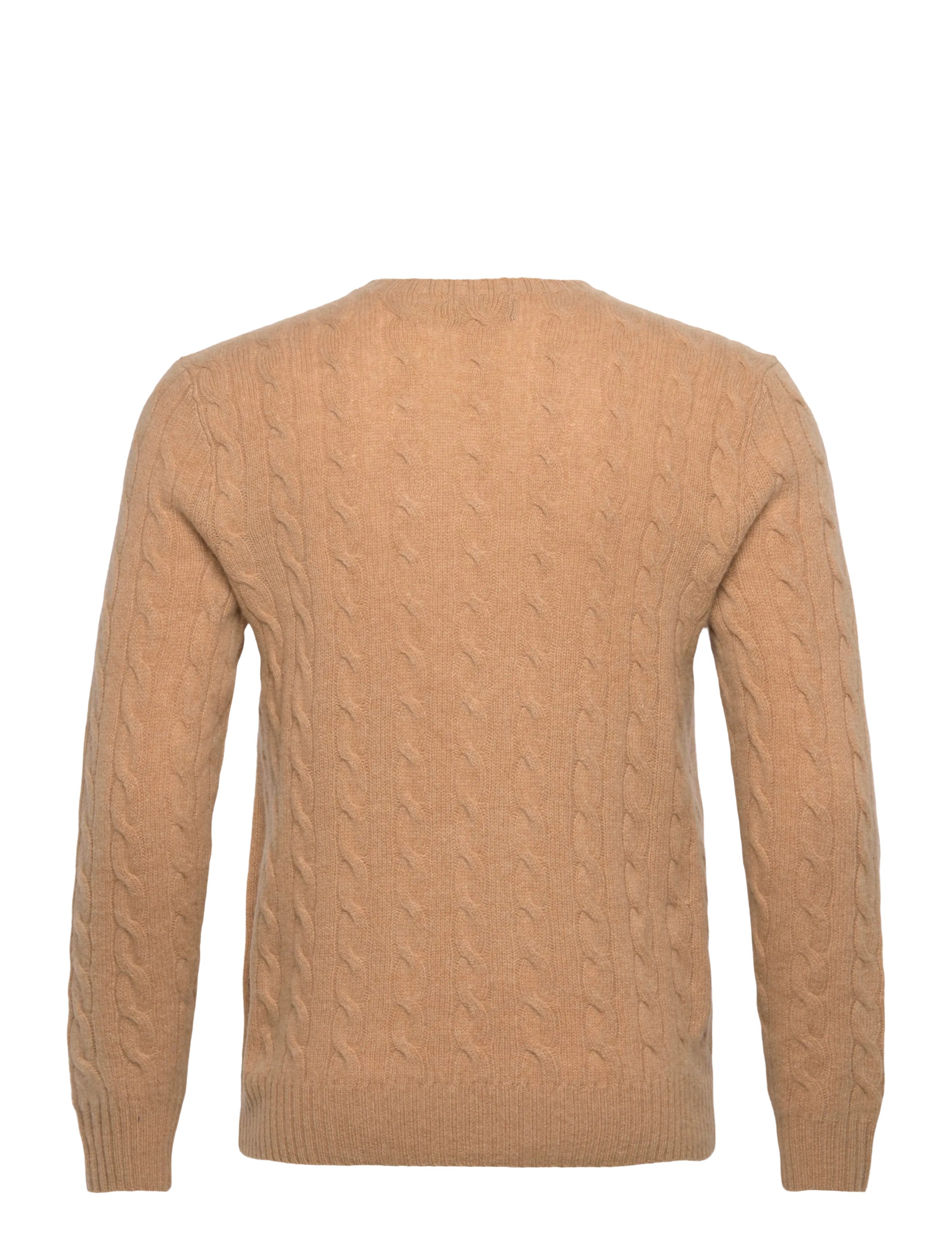 Polo Ralph Lauren - Cable-Knit Wool-Cashmere Sweater - camel melange - 1