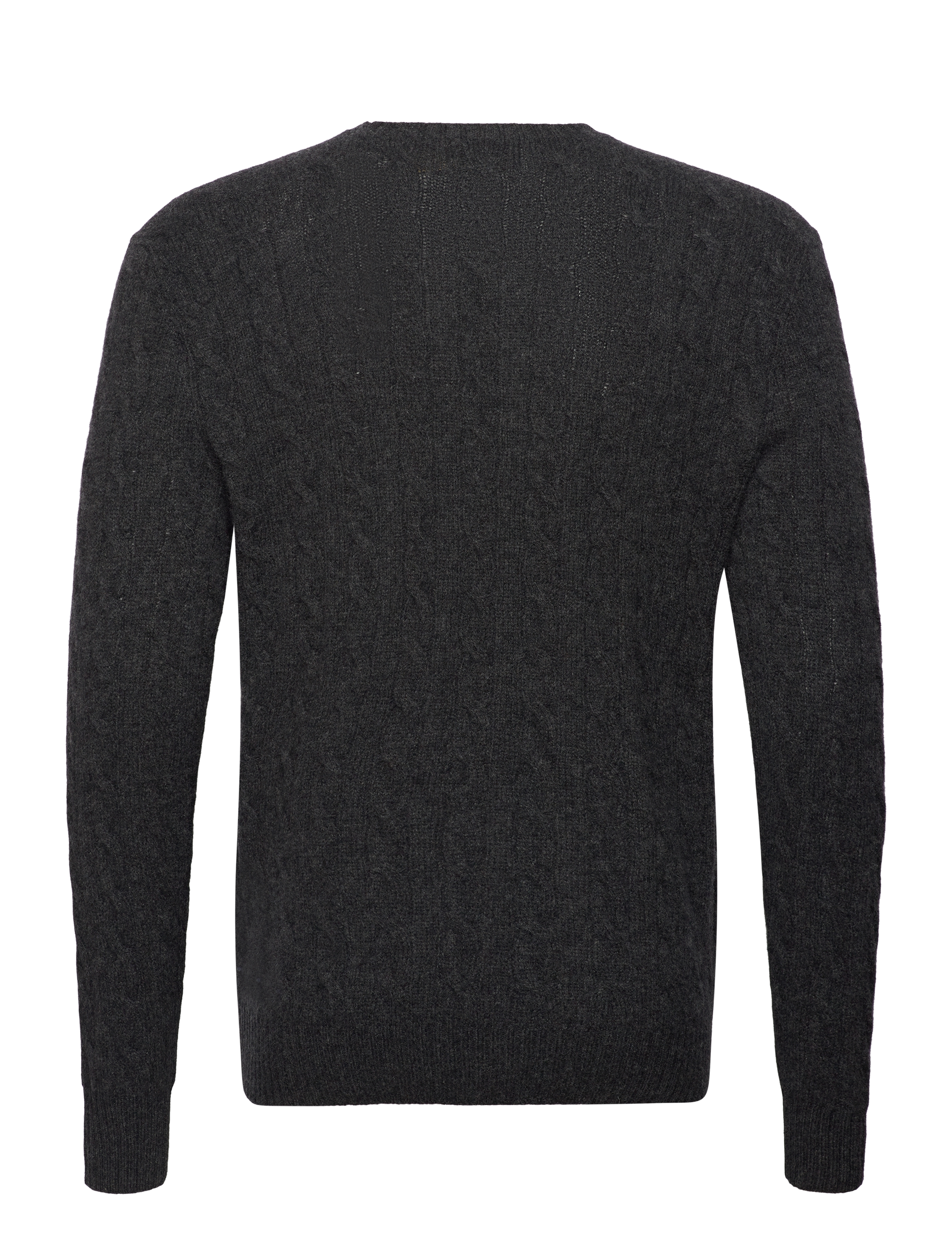 Polo Ralph Lauren - Cable-Knit Wool-Cashmere Sweater - dark granite hthr - 1