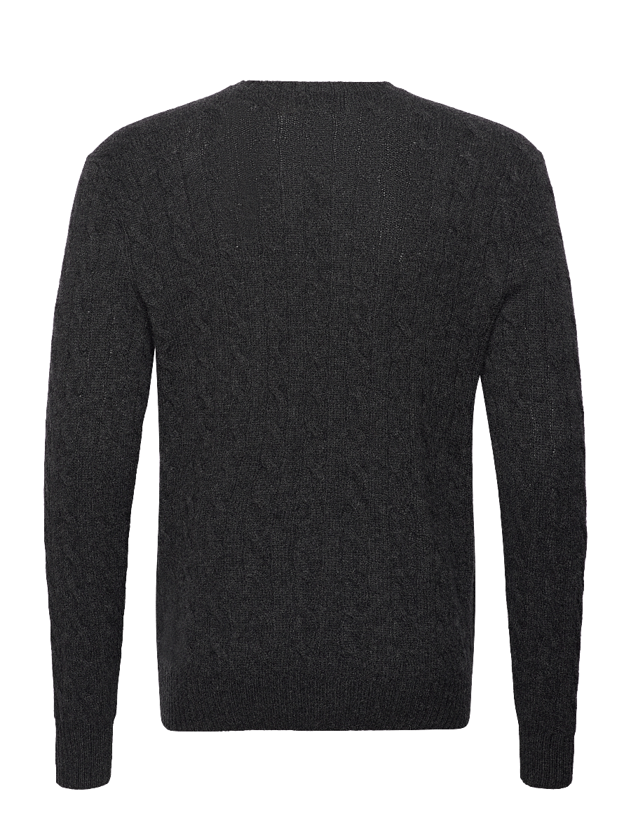 Polo Ralph Lauren - Cable-Knit Wool-Cashmere Sweater - rundhals - dark granite hthr - 2