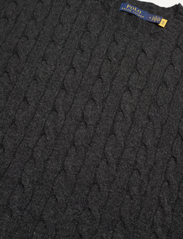 Polo Ralph Lauren - Cable-Knit Wool-Cashmere Sweater - round necks - dark granite hthr - 2