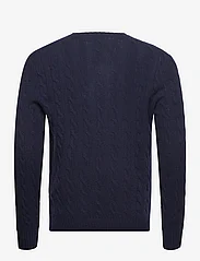 Polo Ralph Lauren - Cable-Knit Wool-Cashmere Sweater - pyöreäaukkoiset - hunter navy - 1