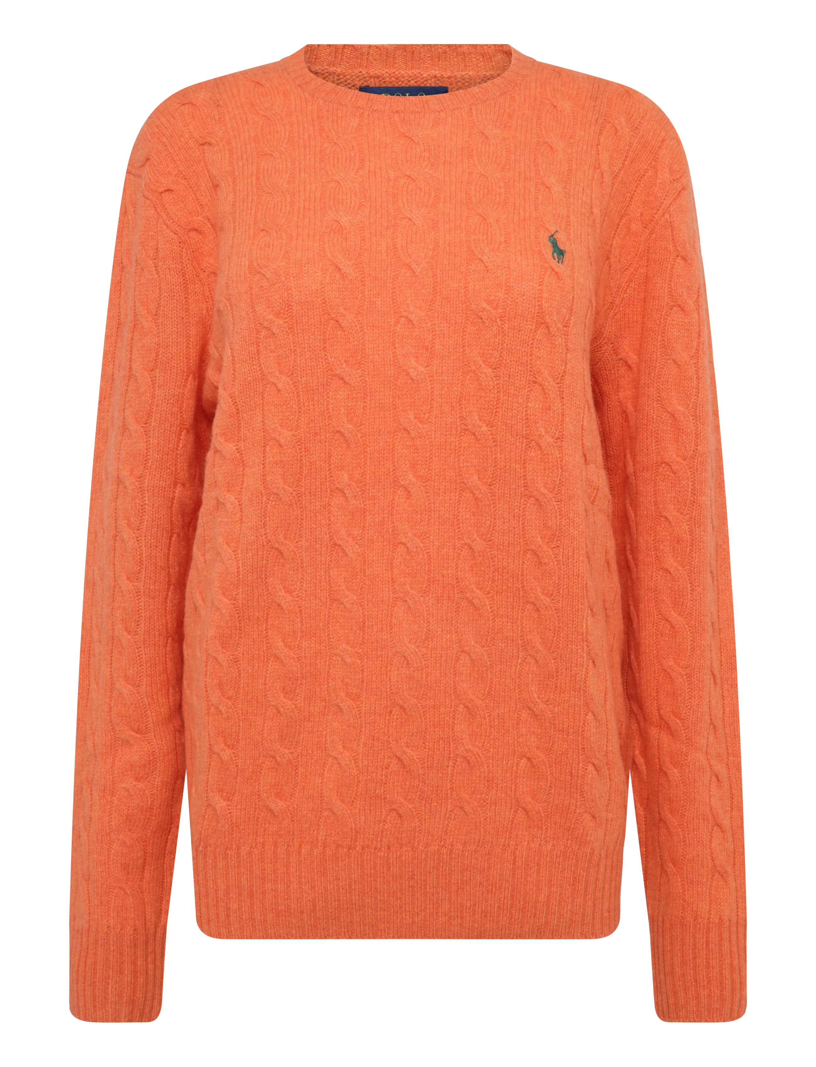 Polo Ralph Lauren Cable-Knit Wool-Cashmere Sweater - Vaatteet - ORANGE JASPER HEA / orange