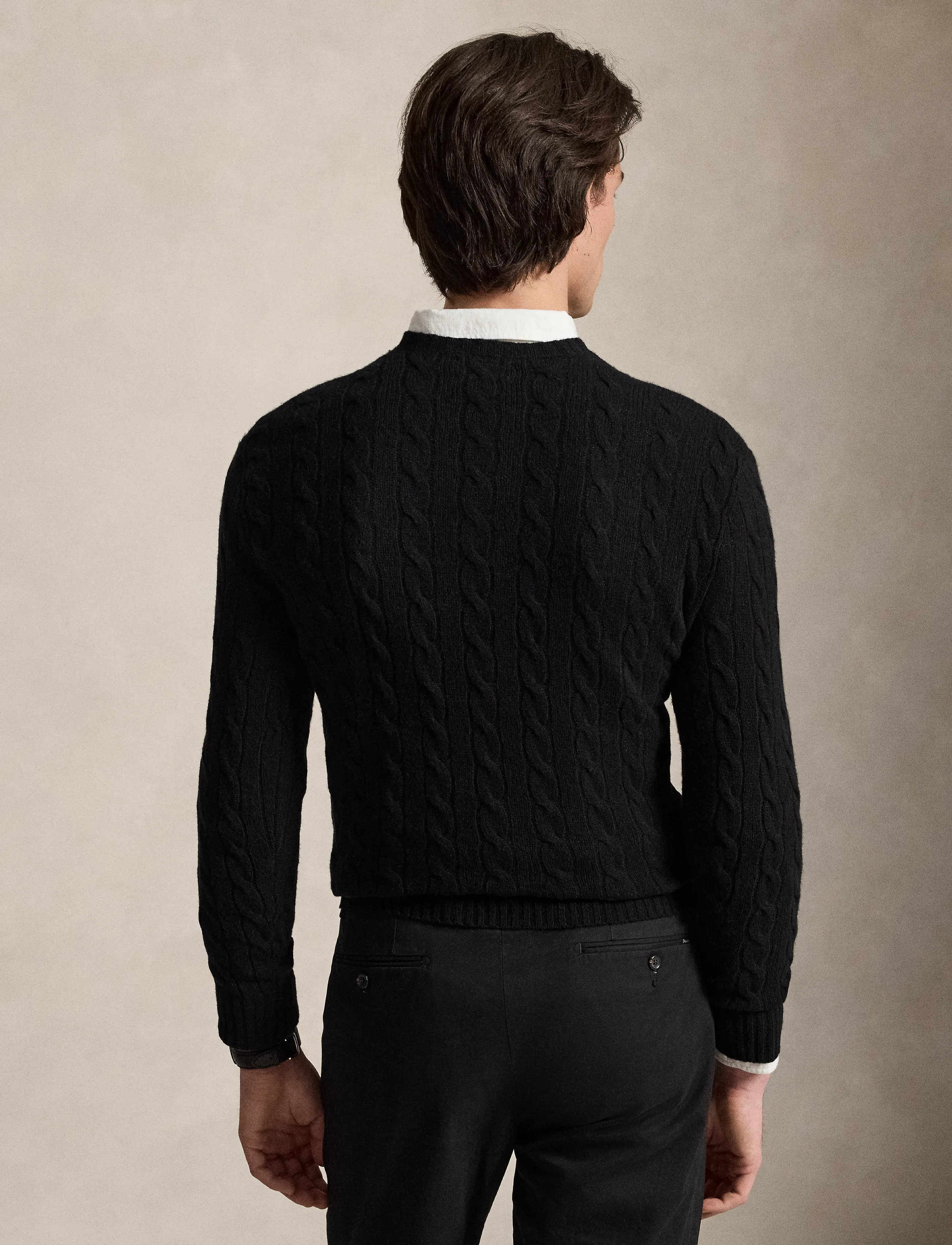 Polo Ralph Lauren Cable-Knit Wool-Cashmere Sweater stickade tröjor herr – bild 2