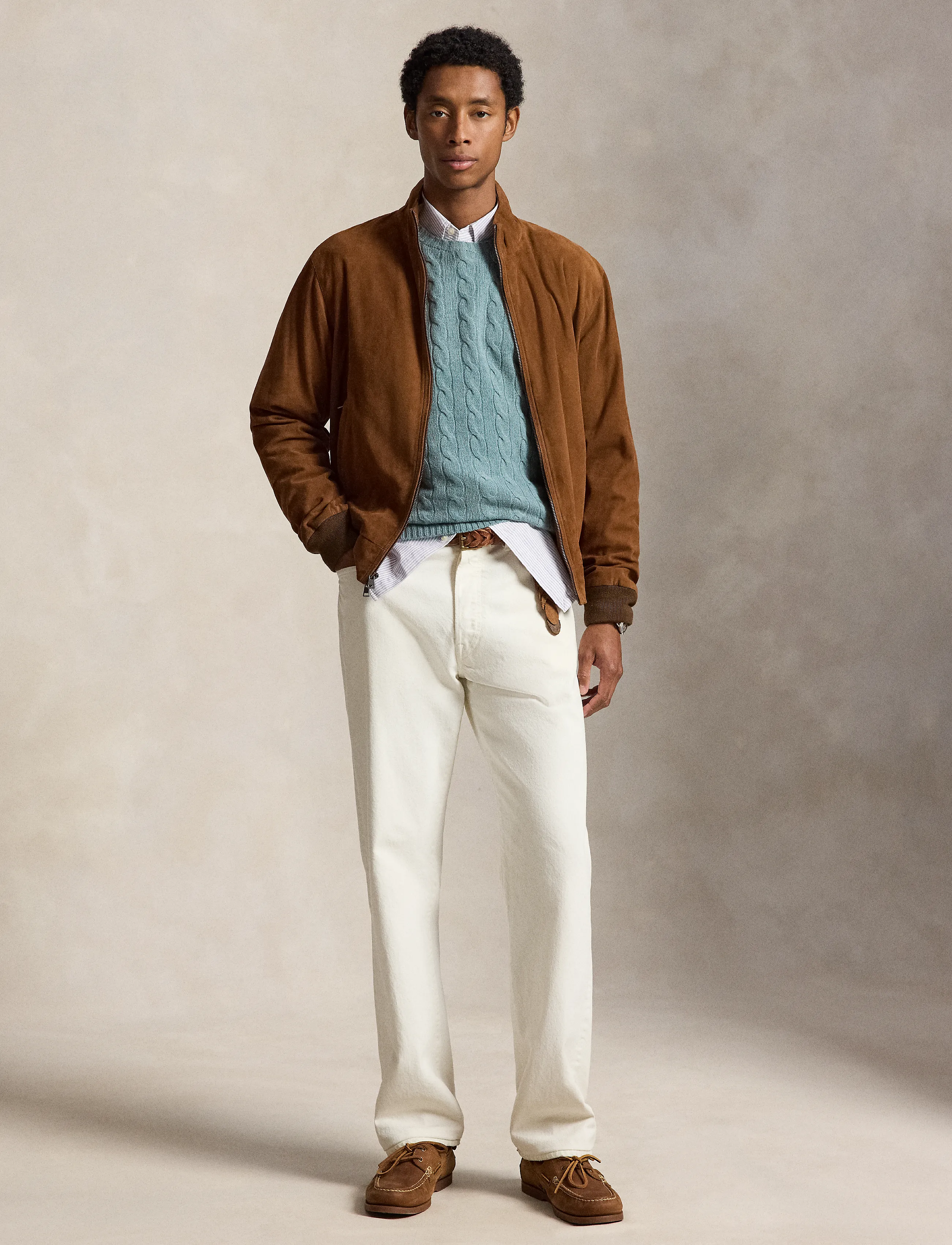 Polo Ralph Lauren - Cable-Knit Wool-Cashmere Sweater - rundhalsad - turquoise jay hea - 5