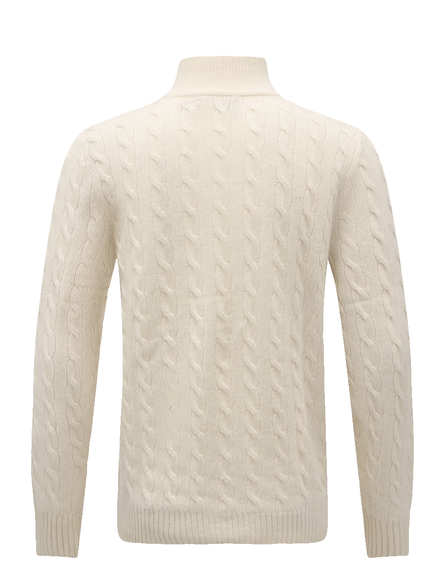 Polo Ralph Lauren - 2/15 WOOL/CASH RWS-LSL-PLO - half zip - andover cream - 1