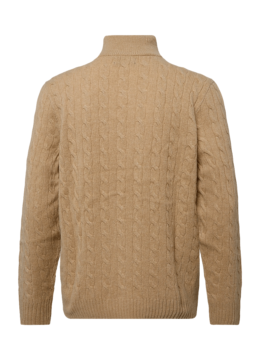 Polo Ralph Lauren - 2/15 WOOL/CASH RWS-LSL-PLO - half zip-trøjer - camel melange - 1