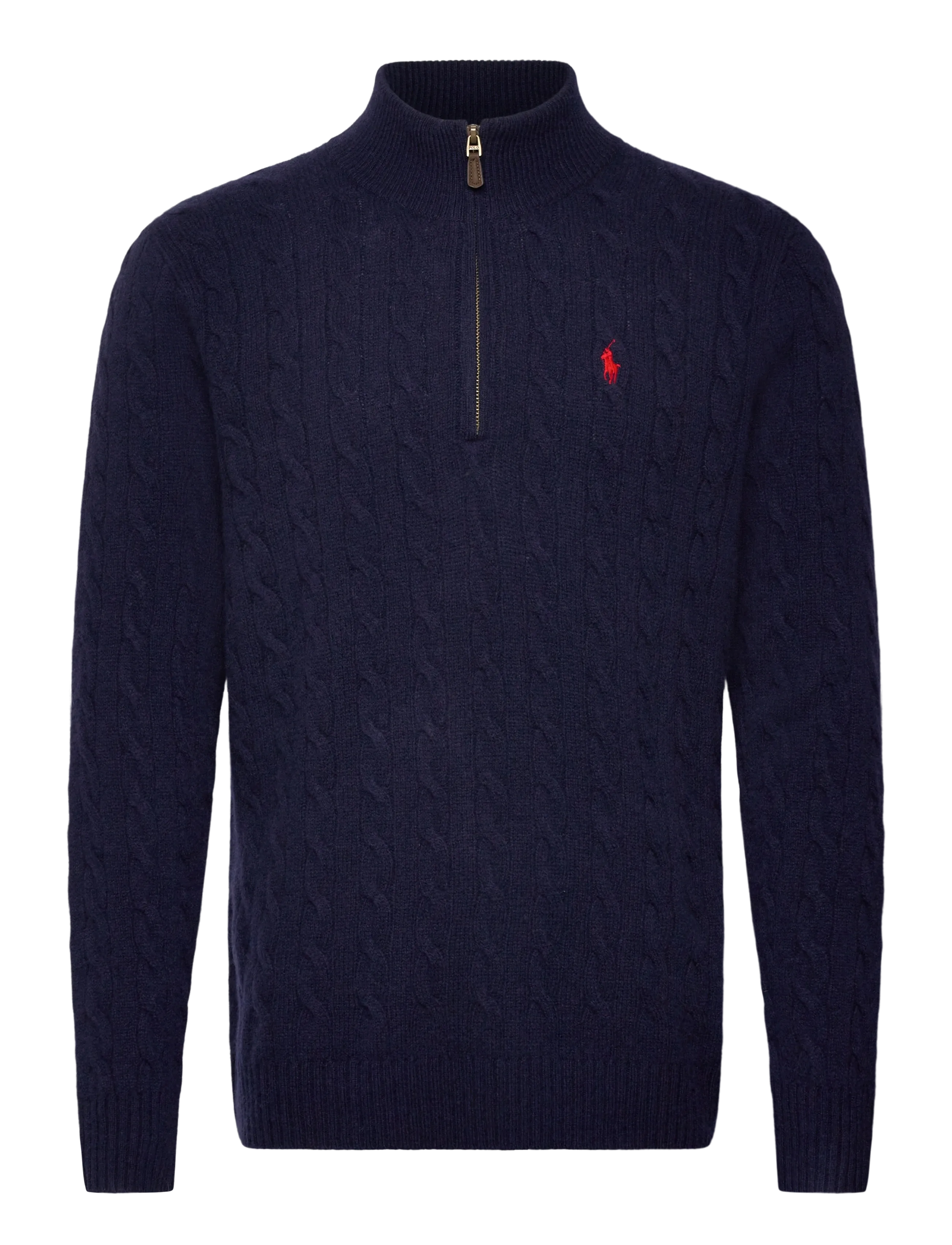 Polo Ralph Lauren Cable-Knit Wool-Cashmere Sweater - Polo Ralph Lauren - HUNTER NAVY / navy