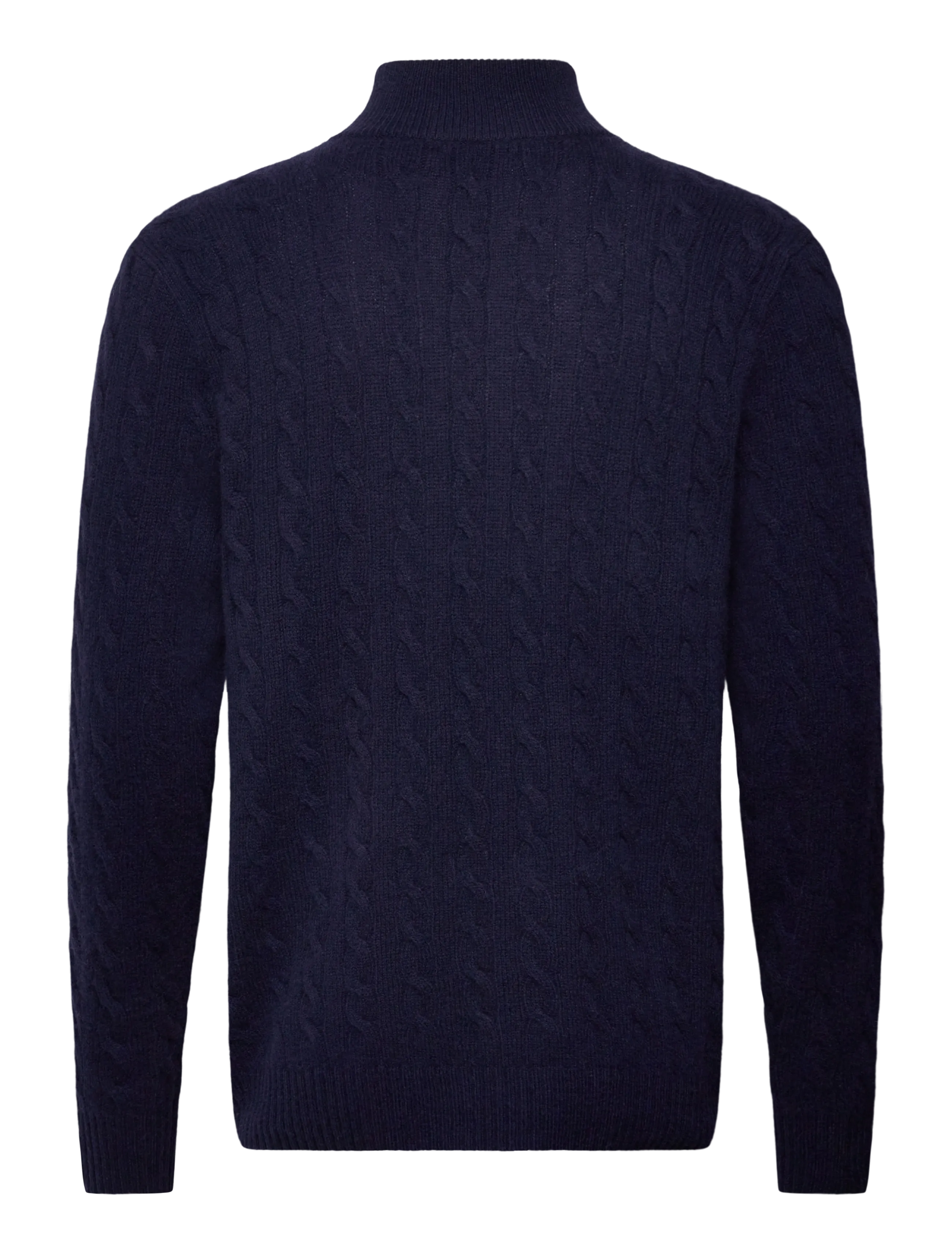 Polo Ralph Lauren - Cable-Knit Quarter-Zip Sweater - hunter navy - 1