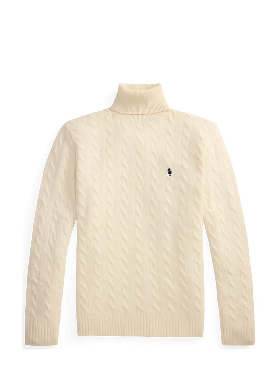 Polo Ralph Lauren - 2/15 WOOL/CASH RWS-LSL-PLO - kõrge kaelusega džemprid - andover cream - 1