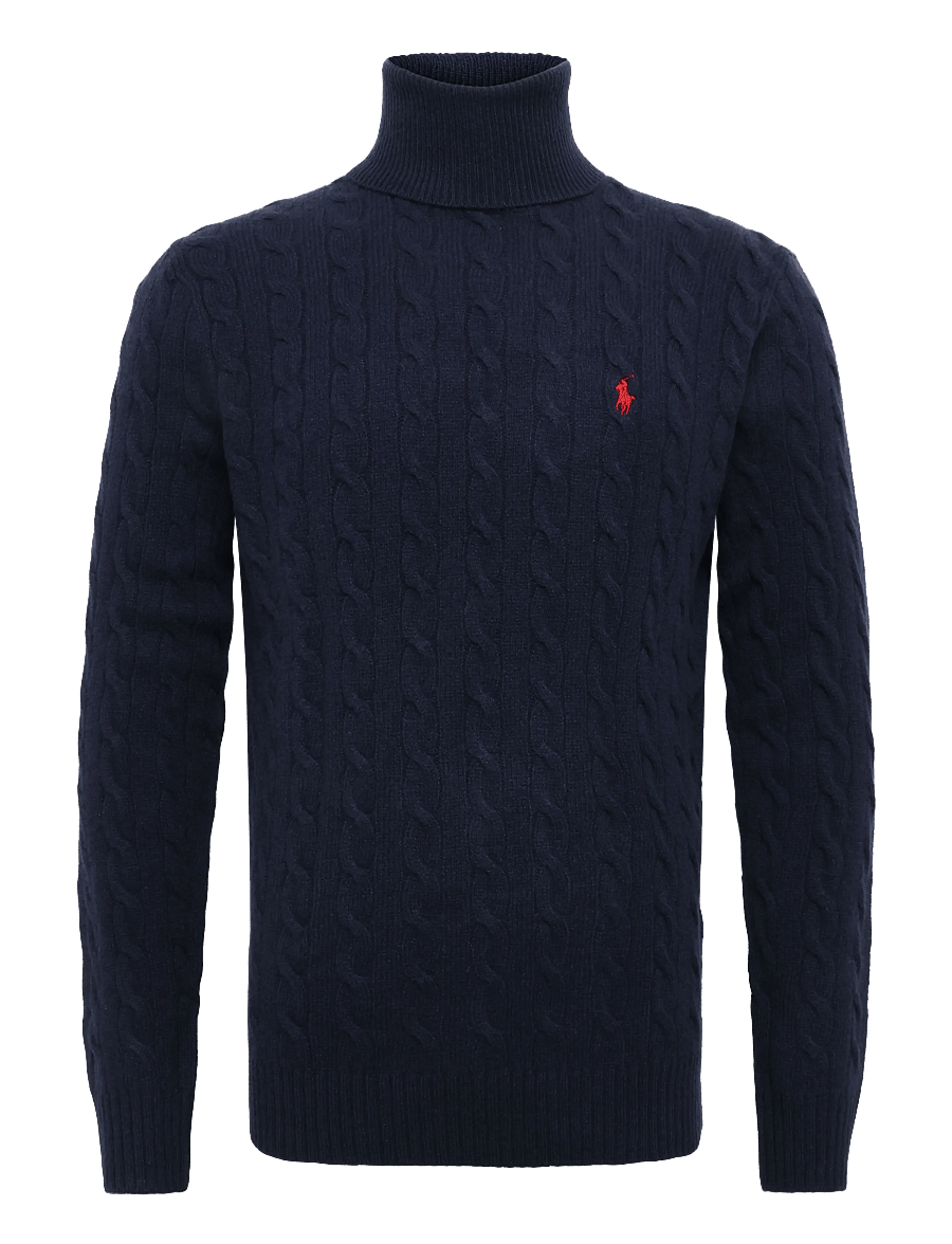 Polo Ralph Lauren - 2/15 WOOL/CASH RWS-LSL-PLO - polokrage - hunter navy - 0