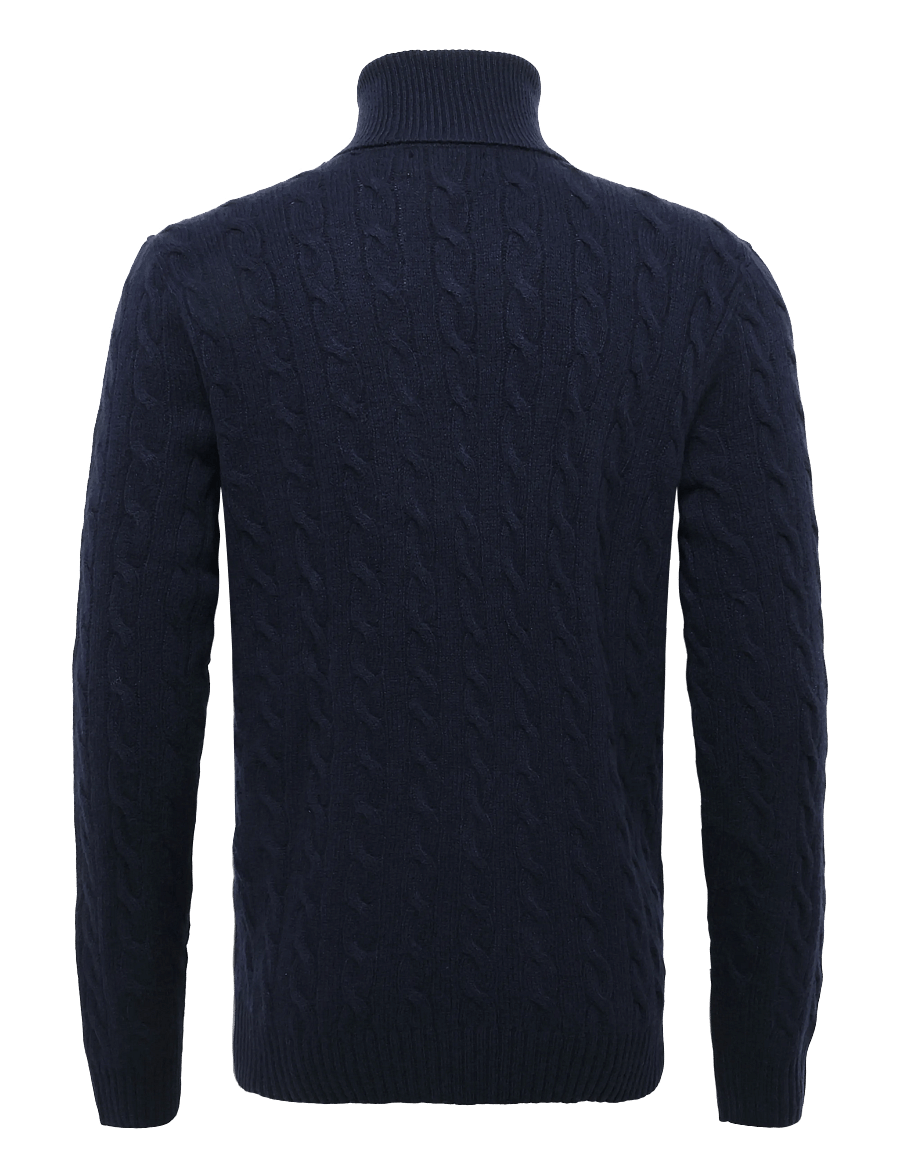 Polo Ralph Lauren - 2/15 WOOL/CASH RWS-LSL-PLO - polokrage - hunter navy - 1