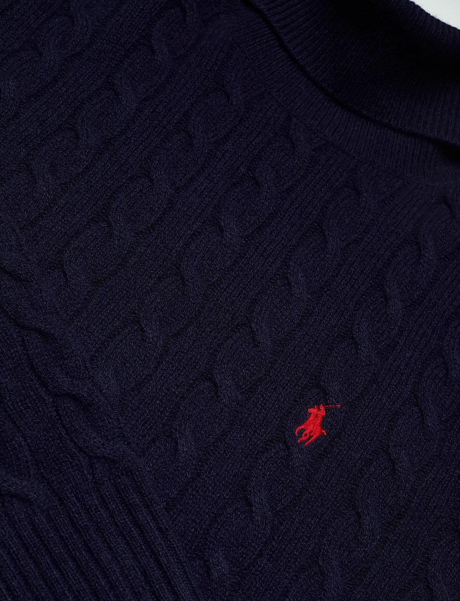 Polo Ralph Lauren - 2/15 WOOL/CASH RWS-LSL-PLO - polokrage - hunter navy - 2