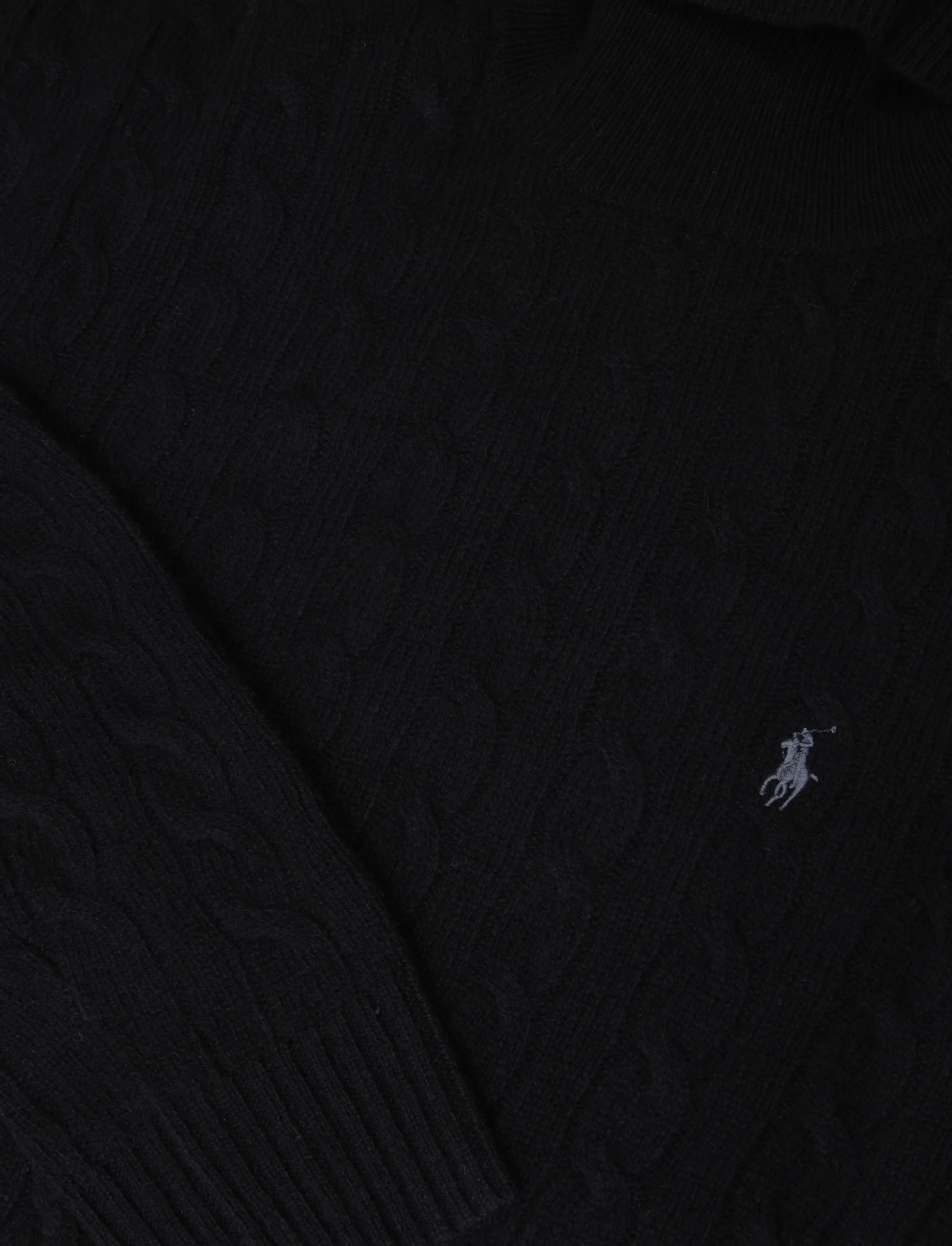 Polo Ralph Lauren - 2/15 WOOL/CASH RWS-LSL-PLO - rollkragen - polo black - 2