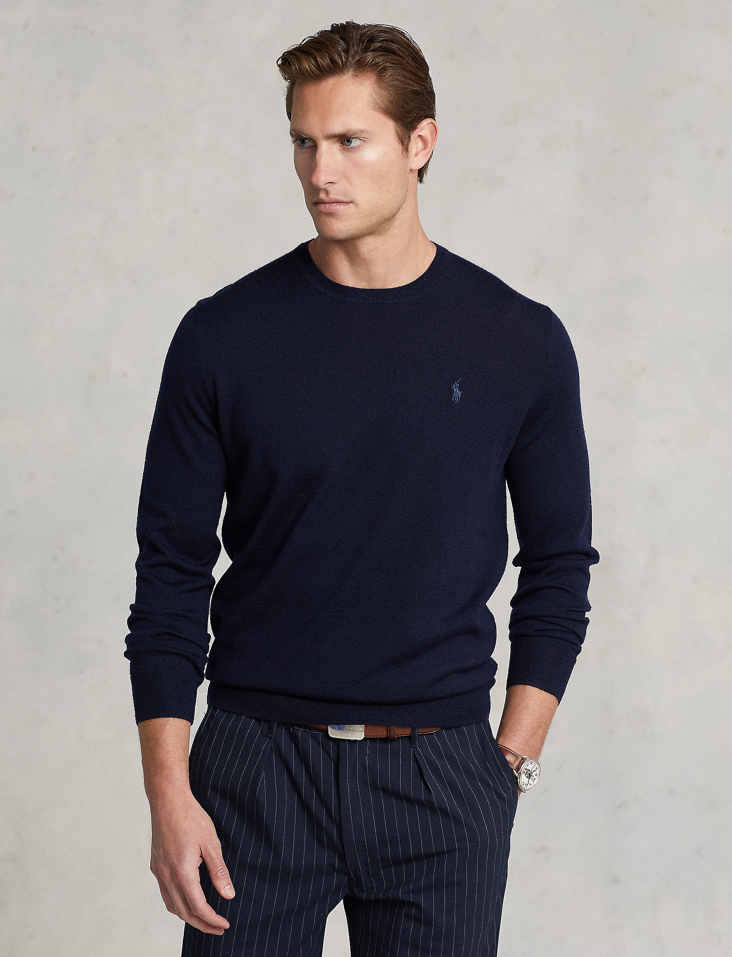 Polo Ralph Lauren - Slim Fit Washable Wool Jumper - hunter navy - 2