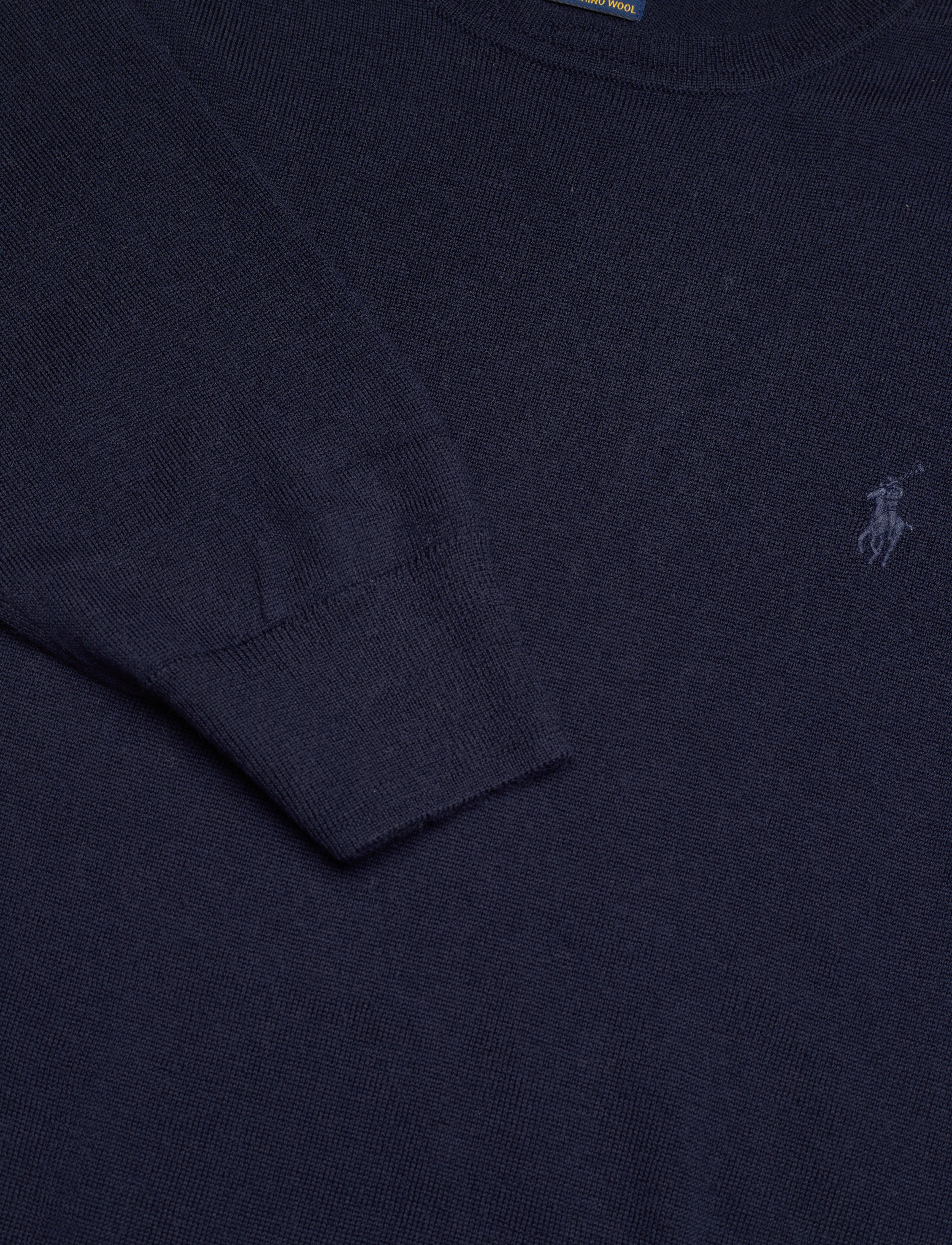 Polo Ralph Lauren - Slim Fit Washable Wool Jumper - hunter navy - 4