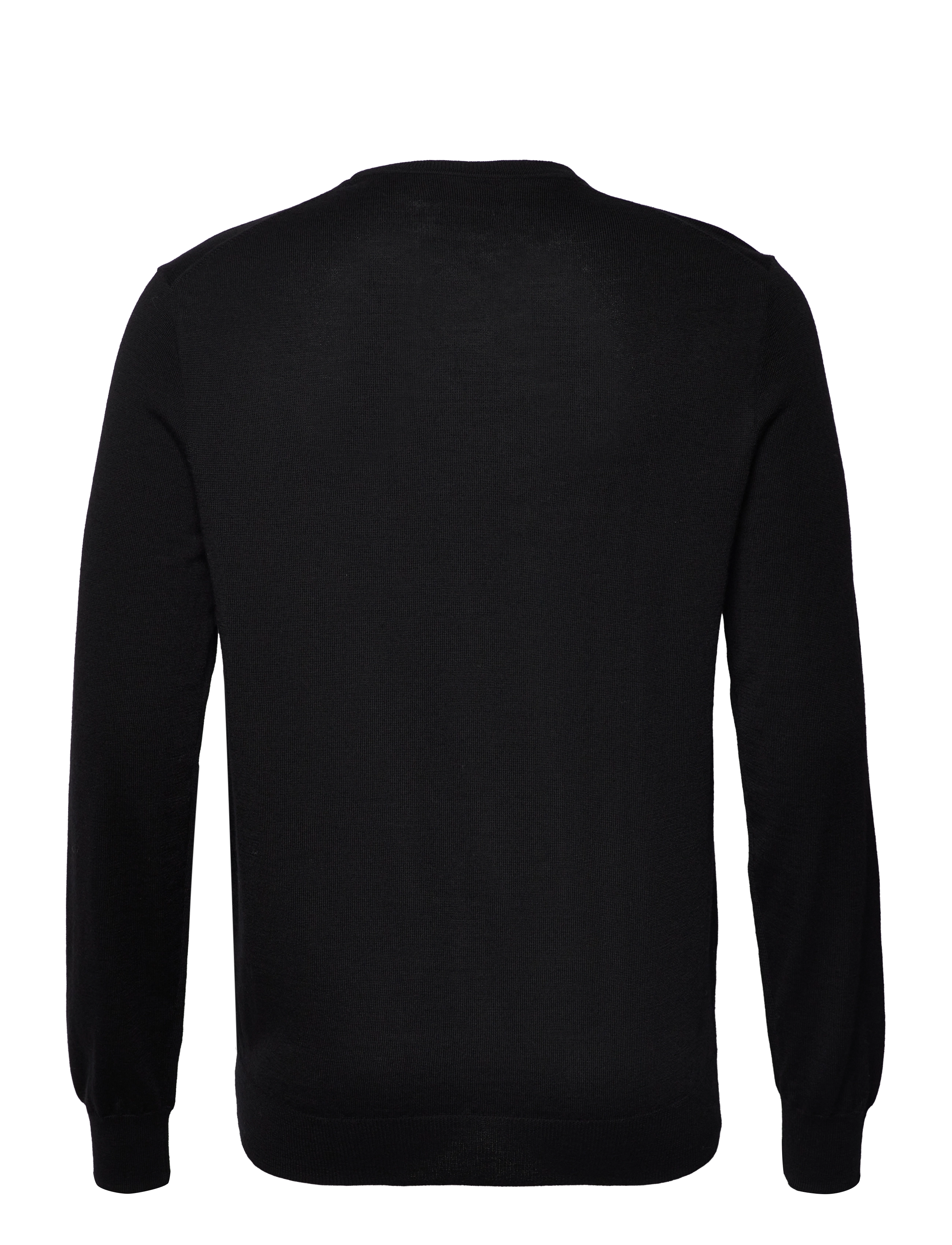 Polo Ralph Lauren - 2/30 MERINO WL RWS-LS SF VN PP - polo black - 1