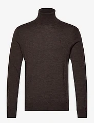 Polo Ralph Lauren - Washable Wool Roll Neck Jumper - megzti laisvalaikio drabužiai - brown heather - 0