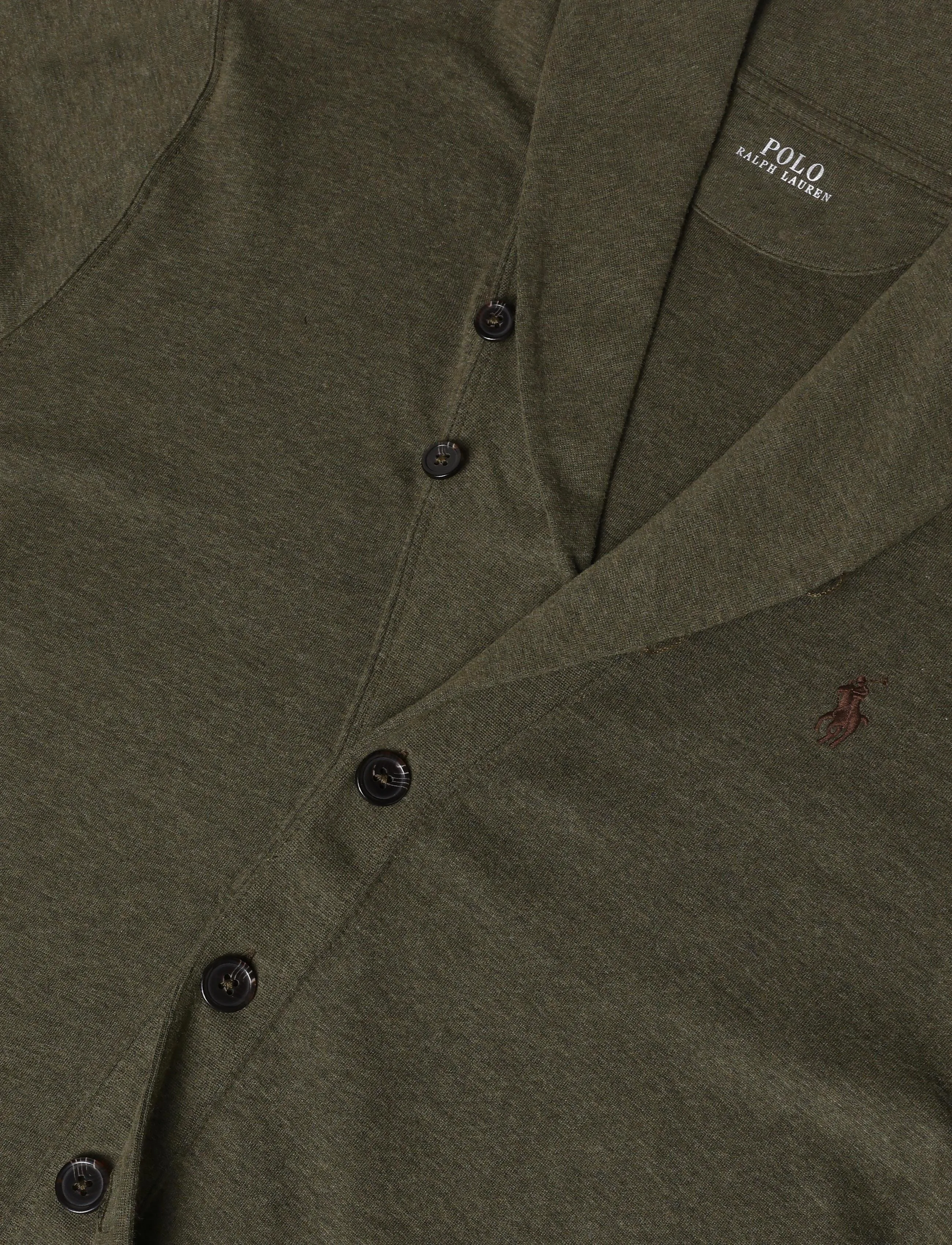 Polo Ralph Lauren - Luxury Jersey Cardigan - cardigans - alpine heather/c8 - 3