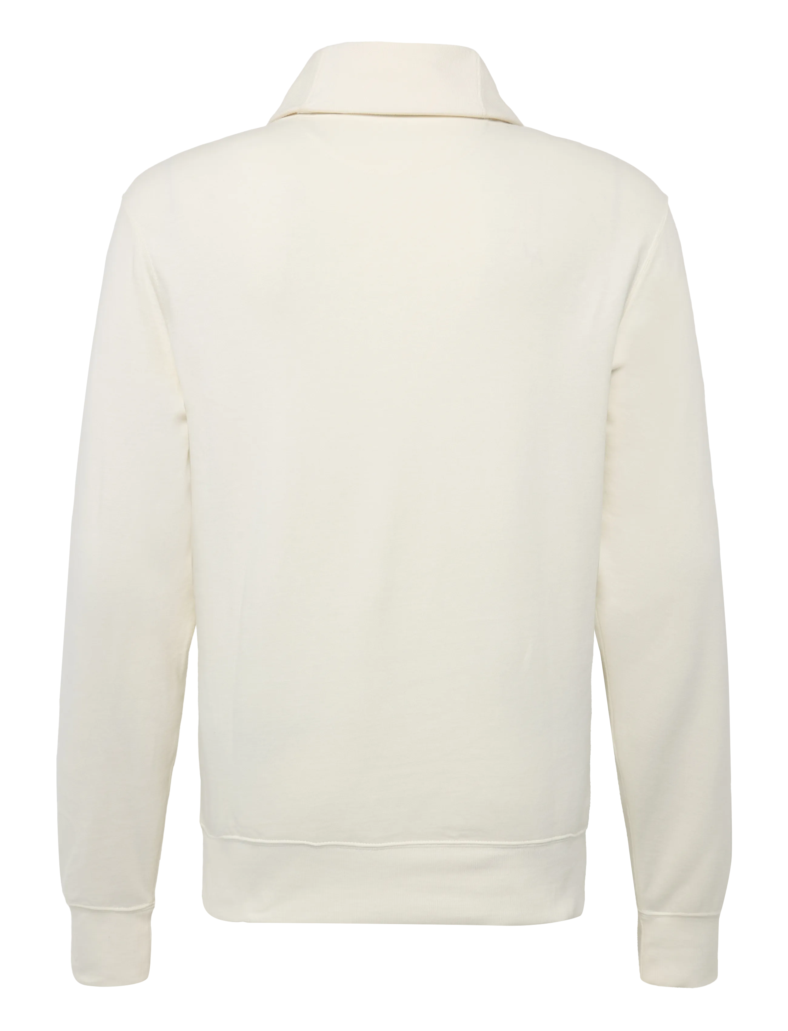 Polo Ralph Lauren - Luxury Jersey Shawl-Collar Pullover - v-kaelusega - pale cream/c8176 - 1