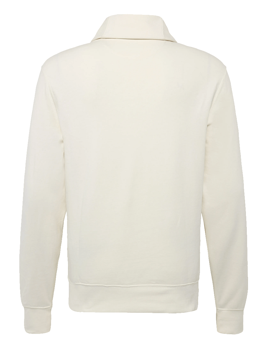 Polo Ralph Lauren - Luxury Jersey Shawl-Collar Pullover - v-kaelusega - pale cream/c8176 - 2
