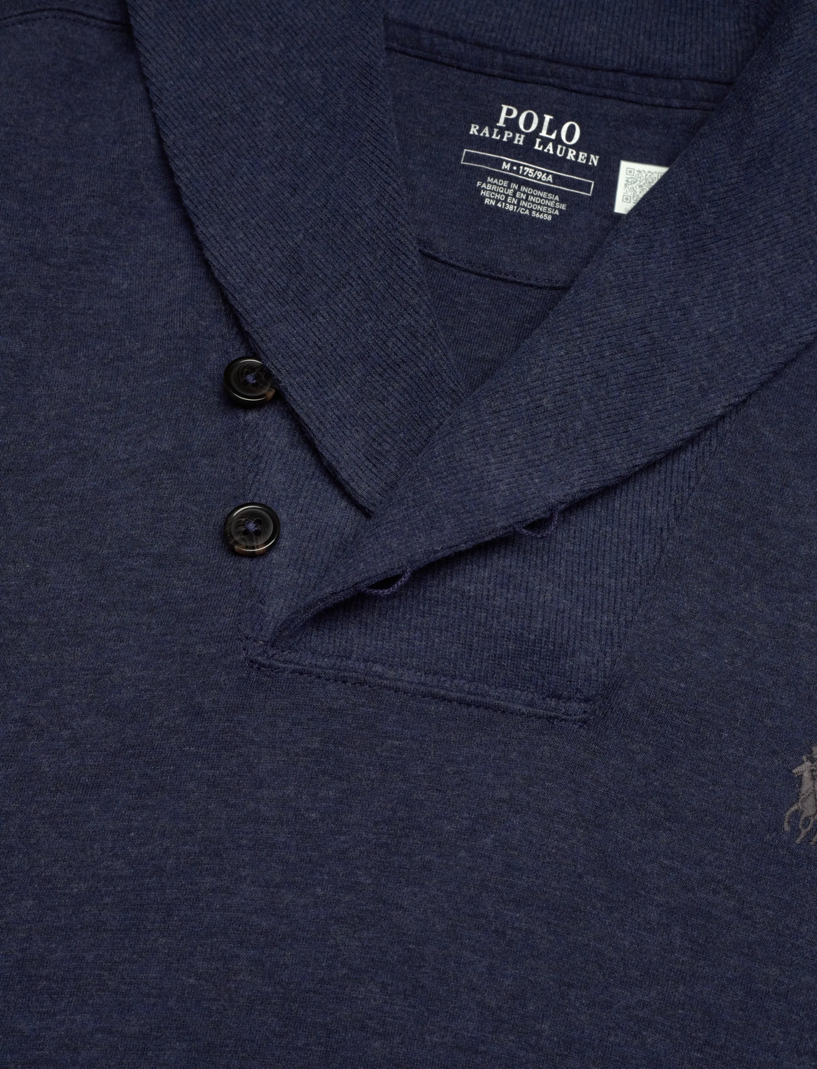Polo Ralph Lauren - 30/1 DBL KNT JERSEY-LSL-KNT - prekės kiekvienai progai - spring navy heath - 2