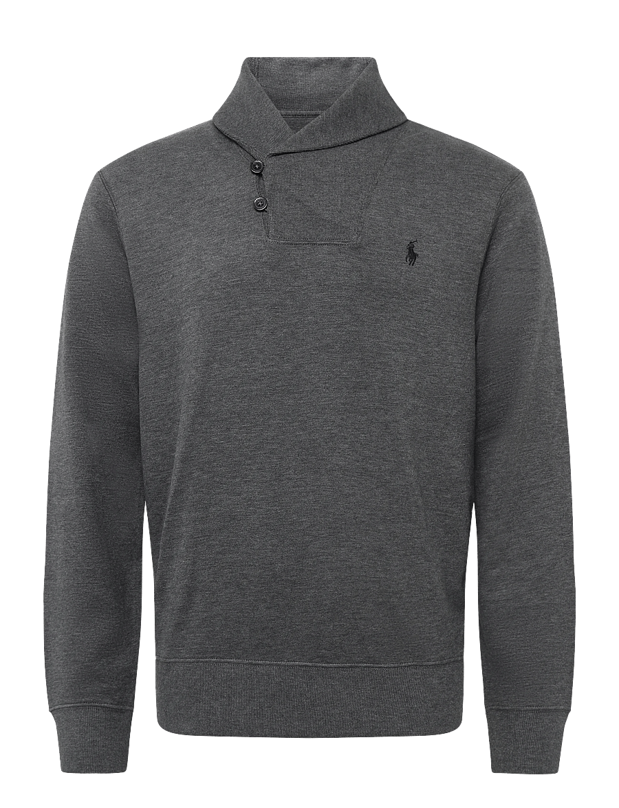 Polo Ralph Lauren - Luxury Jersey Shawl-Collar Pullover - v-ausschnitt - windsor heather/c - 1