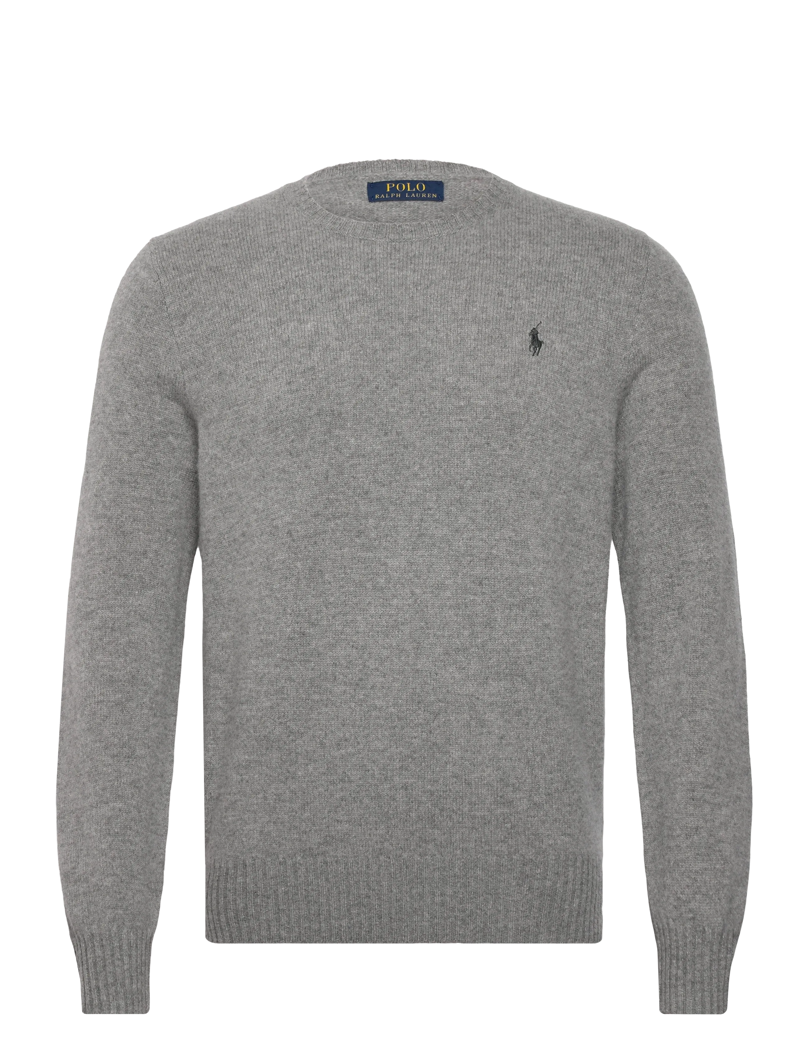 Polo Ralph Lauren Wool-Cashmere Crewneck Sweater - Knitwear - FAWN GREY HEATHER / grey