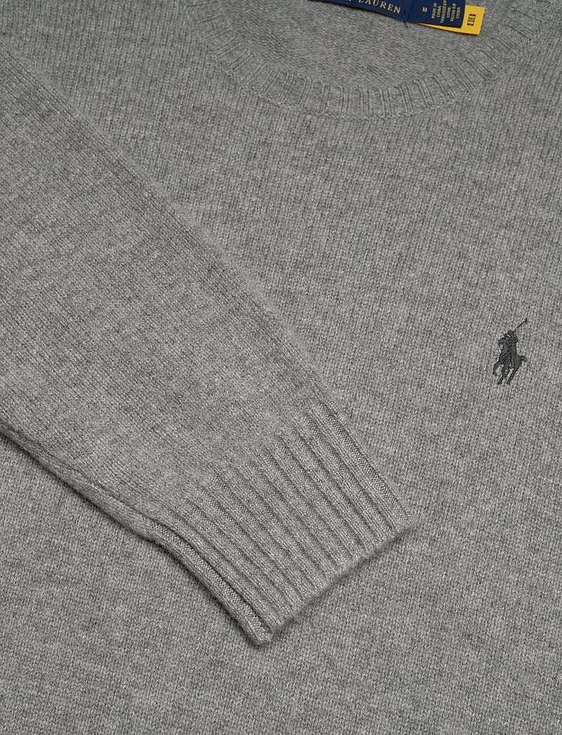 Polo Ralph Lauren - Wool-Cashmere Crewneck Sweater - round necks - fawn grey heather - 2