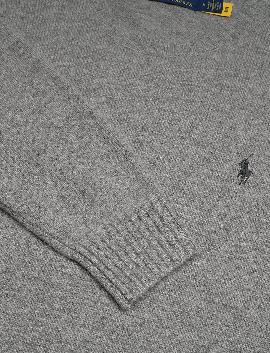 Polo Ralph Lauren - 2/15 WOOL/CASH RWS-LSL-PLO - rundhals - fawn grey heather - 2