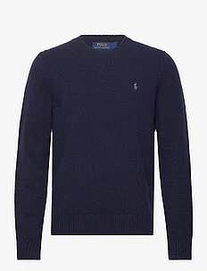 Wool-Cashmere Crewneck Sweater, Polo Ralph Lauren