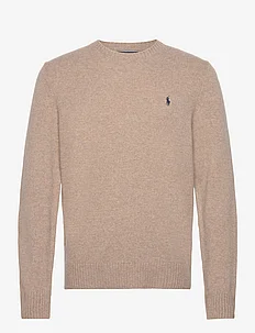 Wool-Cashmere Crewneck Sweater, Polo Ralph Lauren