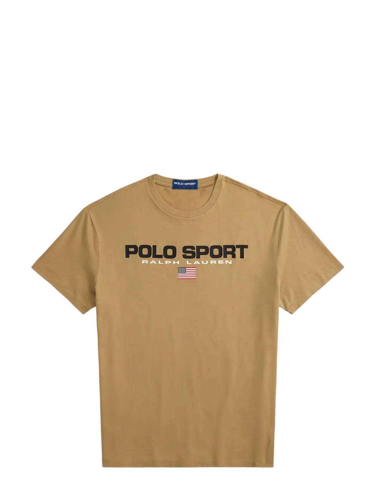 Polo Ralph Lauren Classic Fit Polo Sport Jersey T-Shirt - Last Chance - DESERT KHAKI / brown