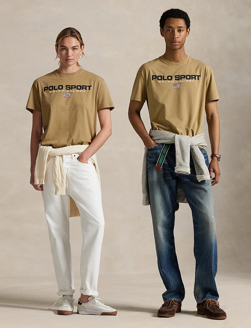 Polo Ralph Lauren - Classic Fit Polo Sport Jersey T-Shirt - kortærmede t-shirts - desert khaki - 3